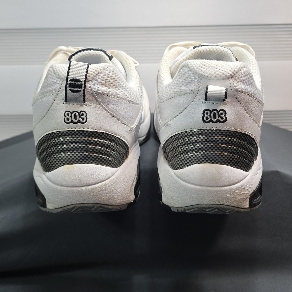 New Balance 803 White Low Mens Shoes MC803W Size 13D  Lightning Dry White Carbon - Picture 6 of 8